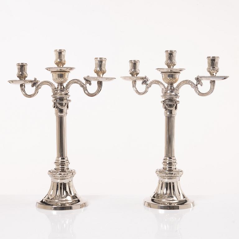 Kandelabrar, ett par "Väsby" Ikea, 1900-talets slut.