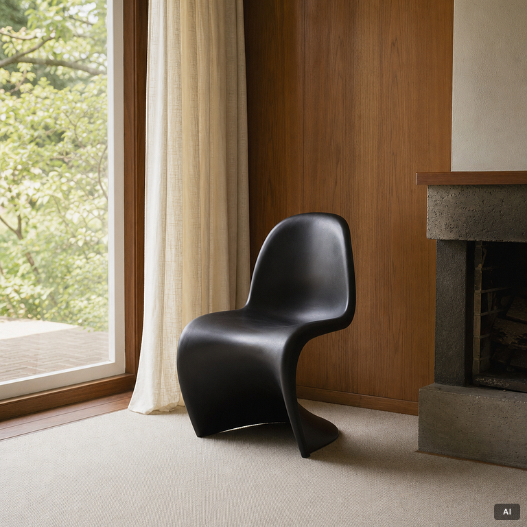 Verner Panton, chairs 4 pcs, "Panton Chair Classic", Vitra.