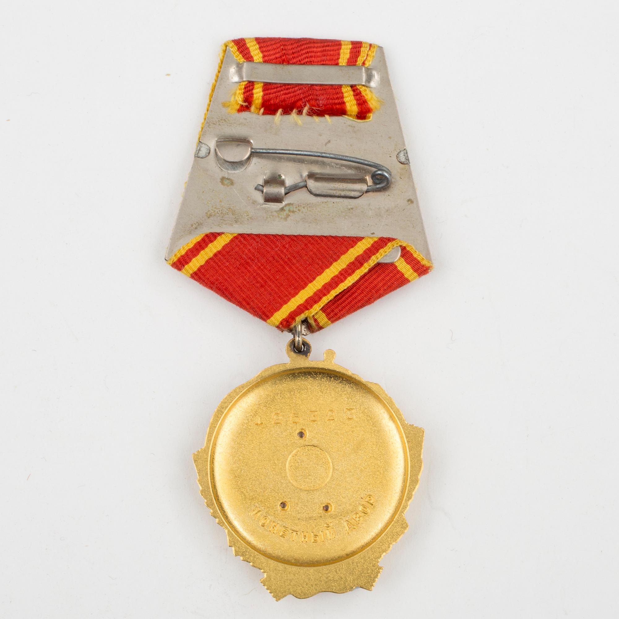 LENINORDEN, Sovjetunionen, numrerad 126323.