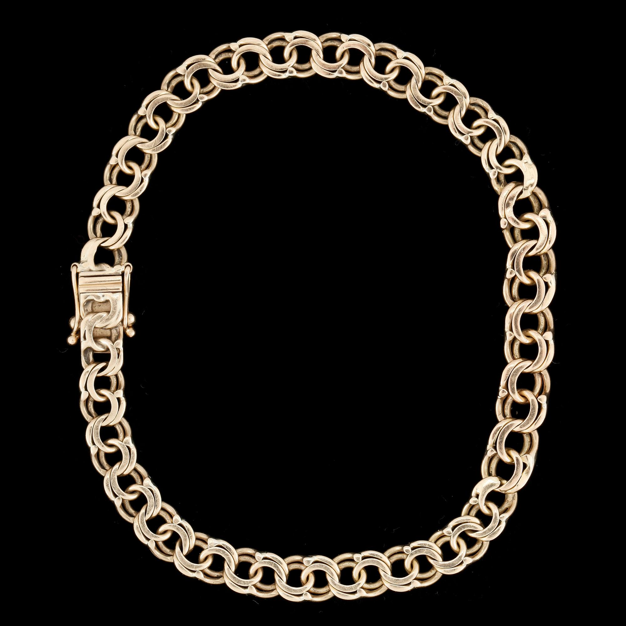 ARMBAND, 18k guld. Vikt 11,2g.