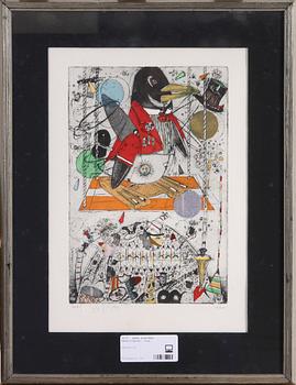 JORGO KRALLIS (SVERIGE), färglitografi, sign.