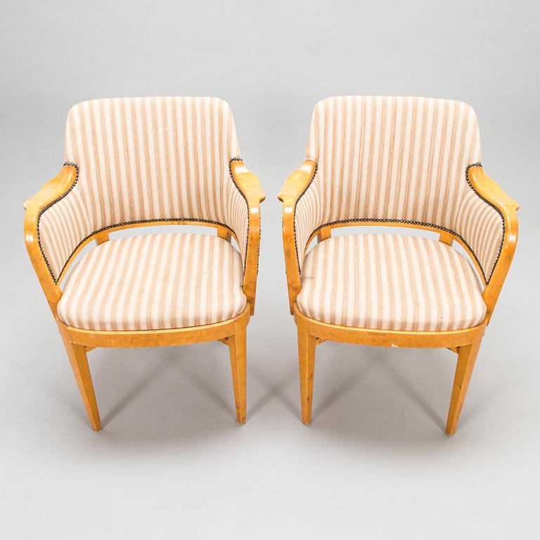 A pair of Bodafors armchairs from the 1930s/40s.