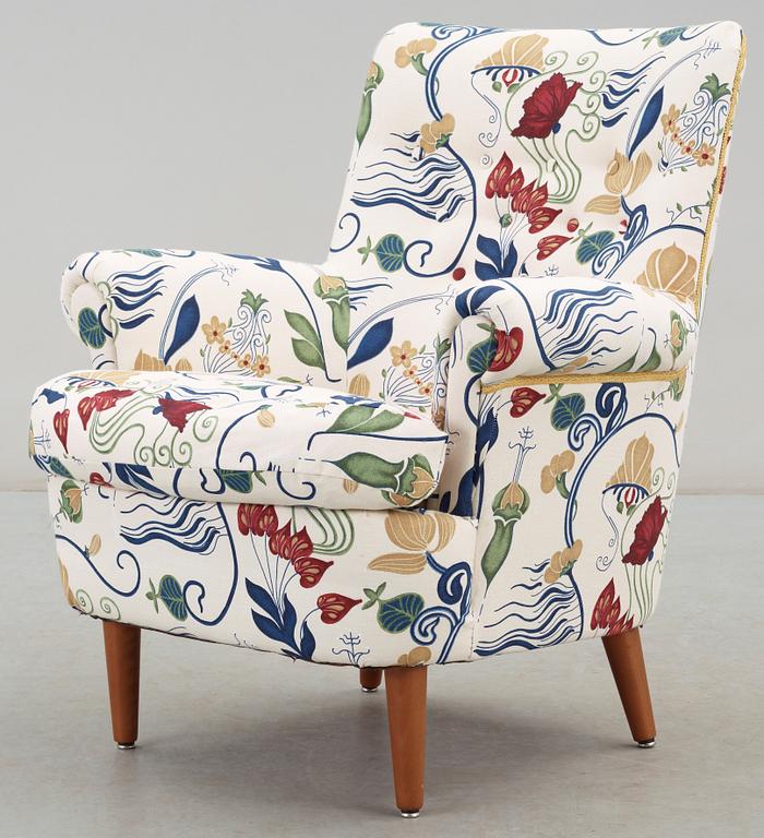 FÅTÖLJ, "Hemmakväll", Carl Malmsten.