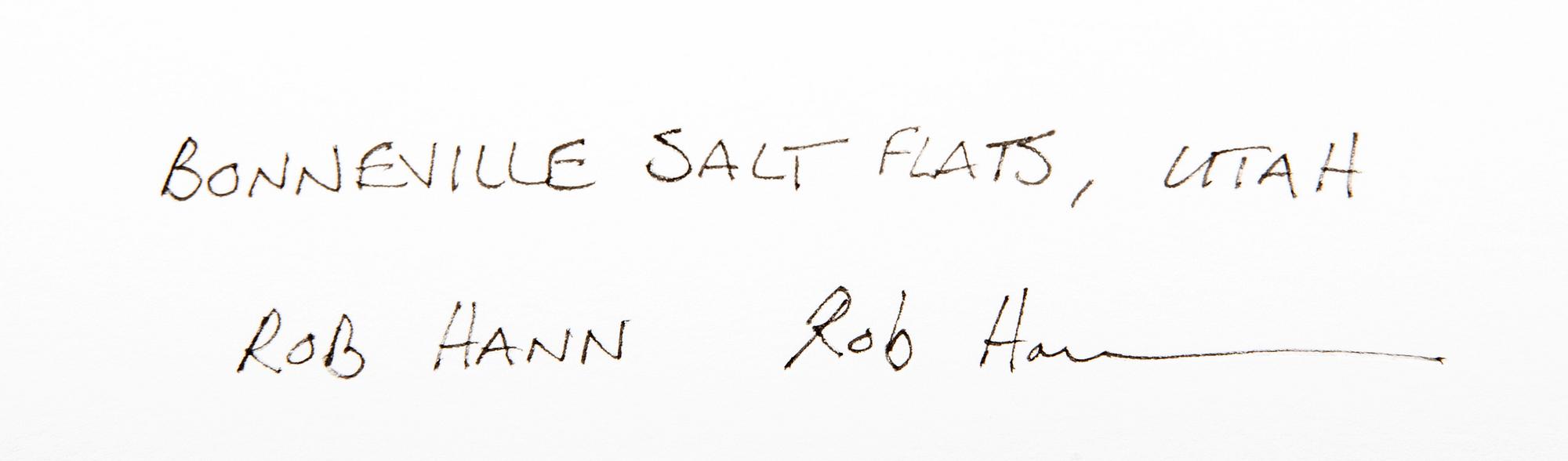 Rob Hann, signed inkjet print.