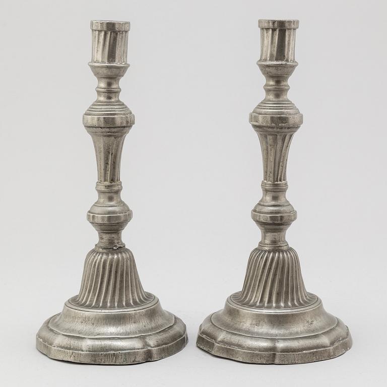 CANDELSTICKS, a pair, Louis XV, France, 18th century.