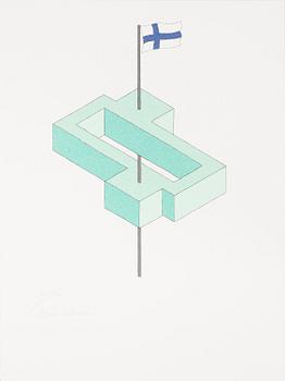 OSCAR REUTERSVÄRD, 15 litographs in folder, signed and numbered 26/190.