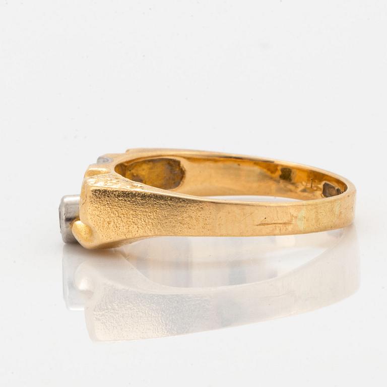 Björn Weckström, ring med briljantlipad diamant, Lapponia, 1989.