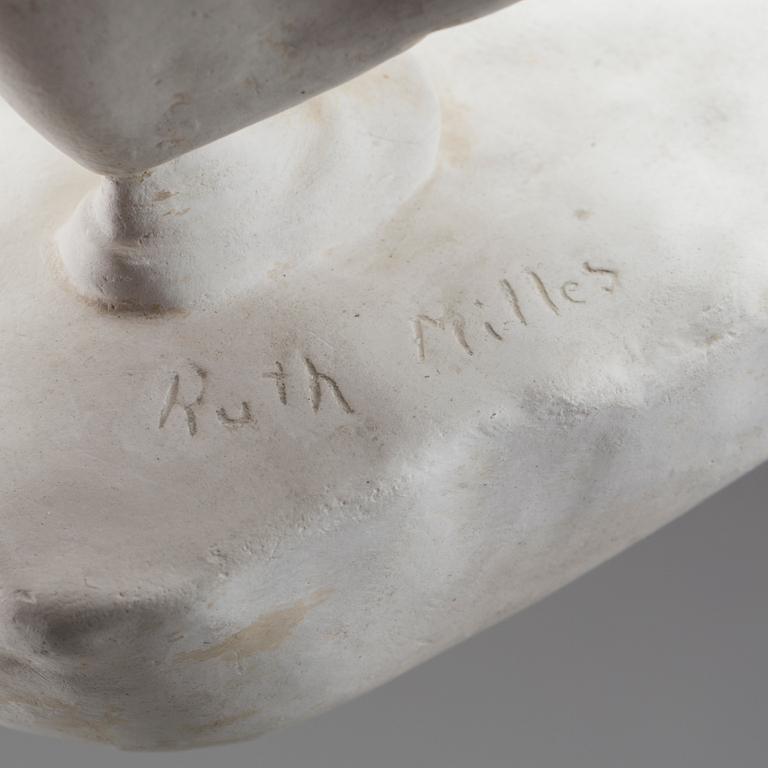 RUTH MILLES, sculpture, signed, plaster.