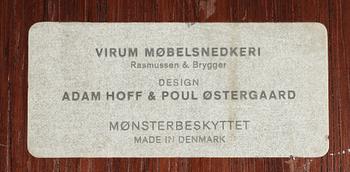 KLÄDHÄNGARE, Adam Hoff & Poul Östergaard, Virum Möbelsnedkeri, Danmark, 1950/60-tal.