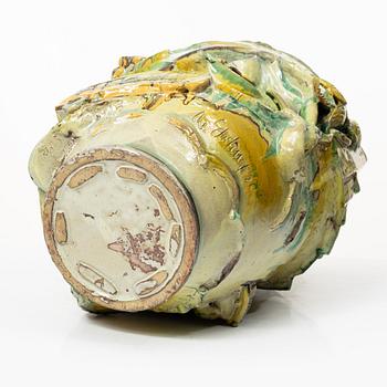 Allan Ebeling, a large lidded vase, 1950.