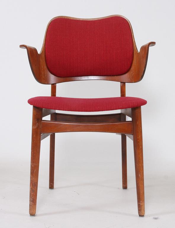 STOLAR, 4 st, design Hans Olsen, 1950-tal.