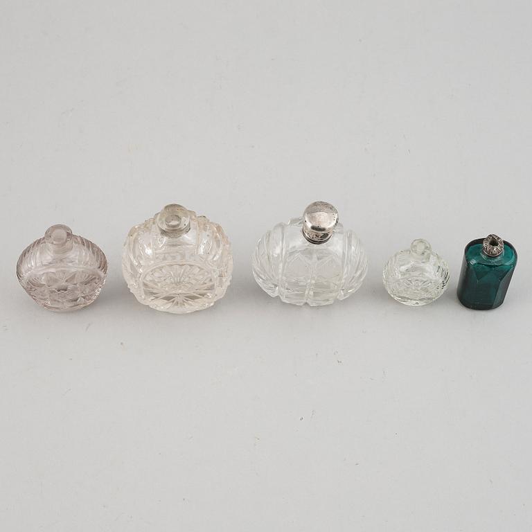 SNUSFLASKOR, 5 st, 1700-/1800-tal.
