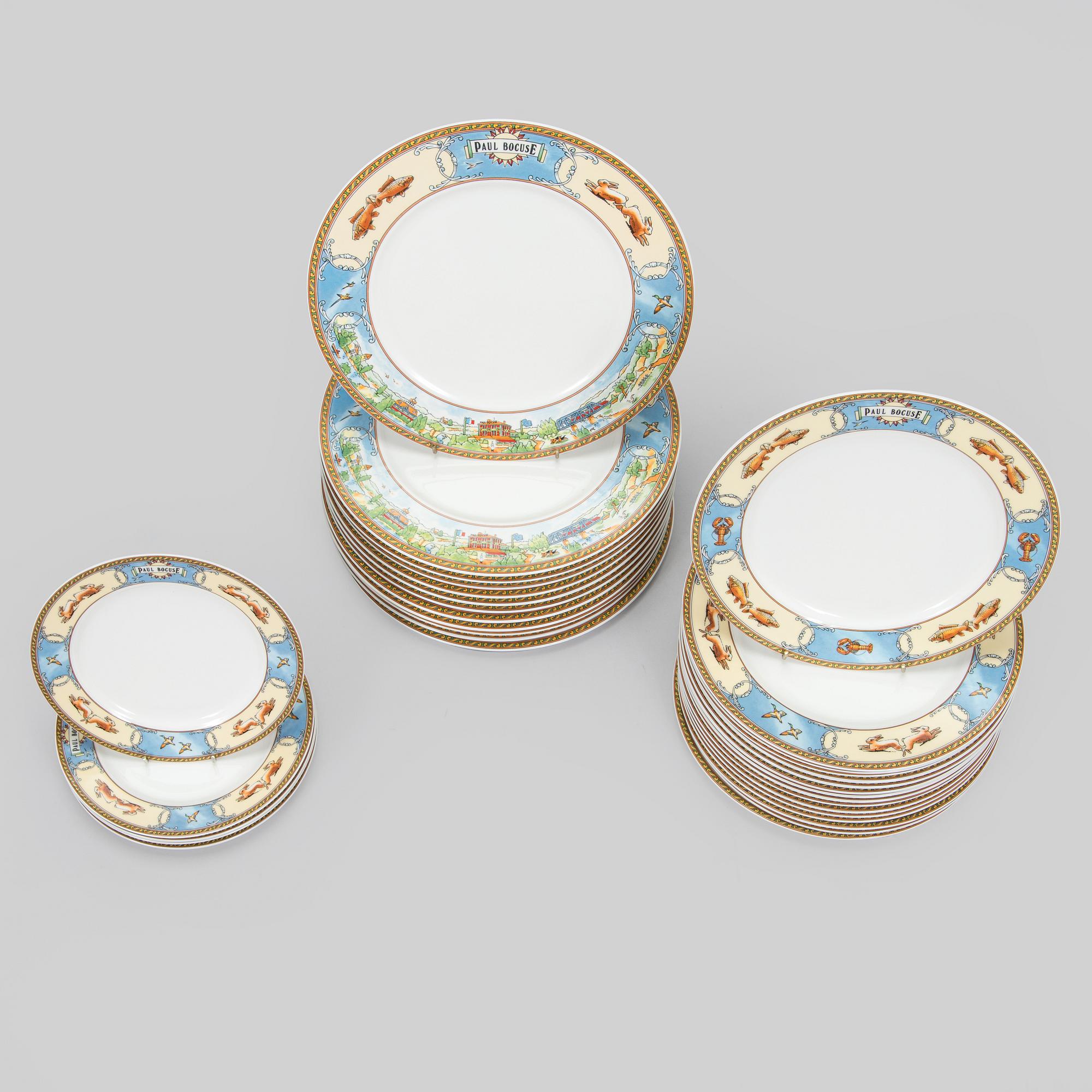 A 33-piece porcelain service,  "Paul Bocuse" design Vavro for Villeroy & Boch.