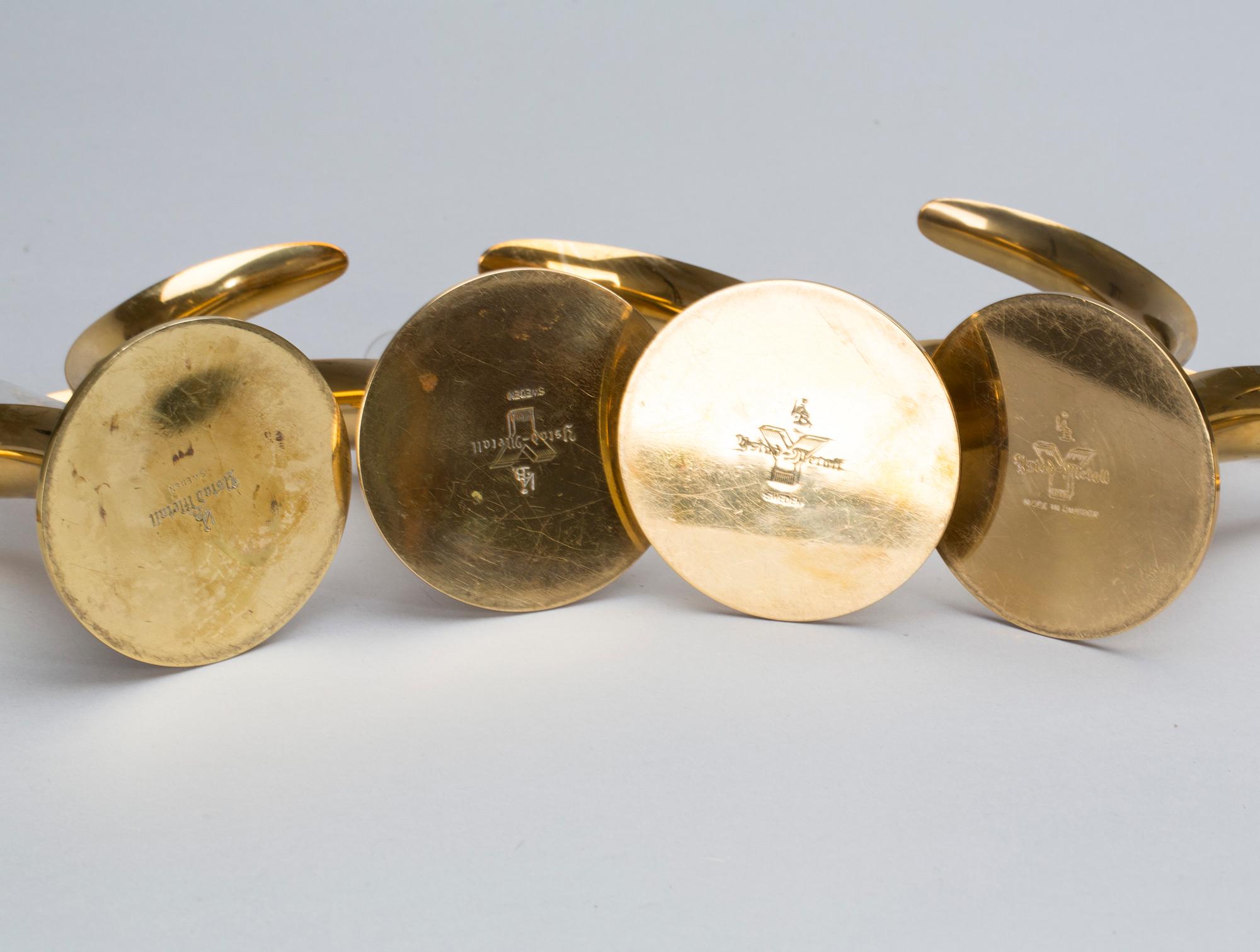 LJUSSTAKAR/VASER, 4 st, Liljan, Ivar Ålenius Björk, Ystad metall.