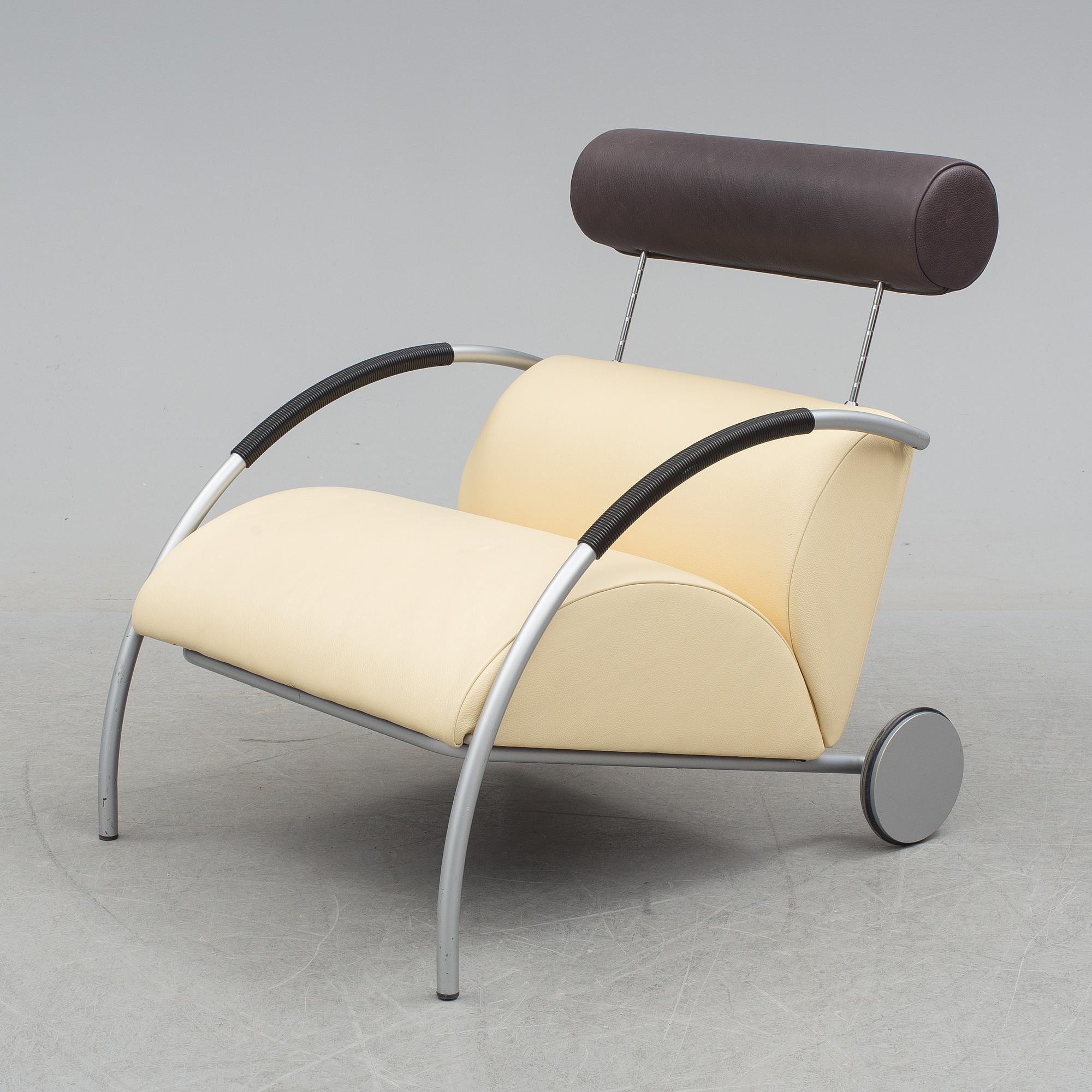 A 'Zyklus' easy chair by Peter Maly for COR, designed in 1983.