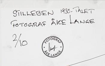 Åke Lange, after, C-print, 2/10.