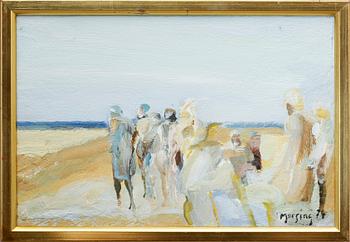 IVAR MORSING, olja troligen på pannå, signerad och daterad -74.