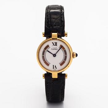 must de Cartier, VLC, Trinity Dial, armbandsur, 24 mm.