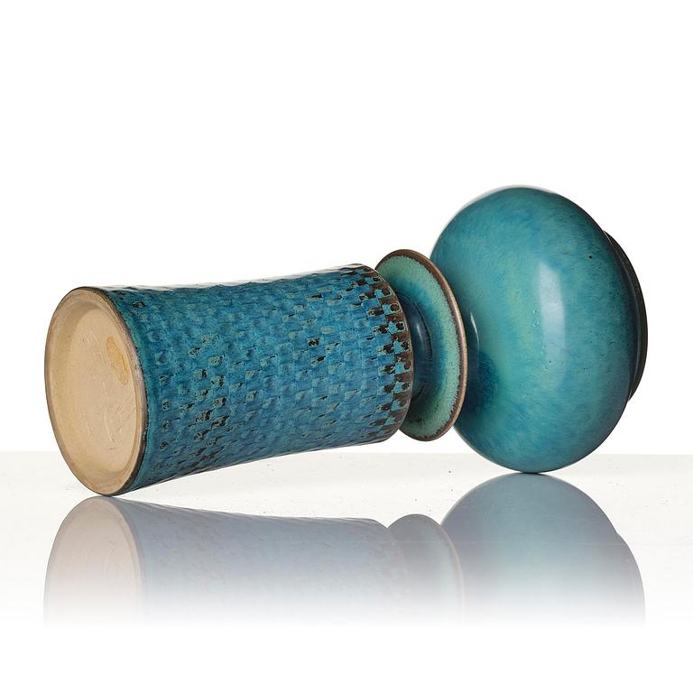 Stig Lindberg, a stoneware vase, Gustavsberg Studio, Sweden, 1963.