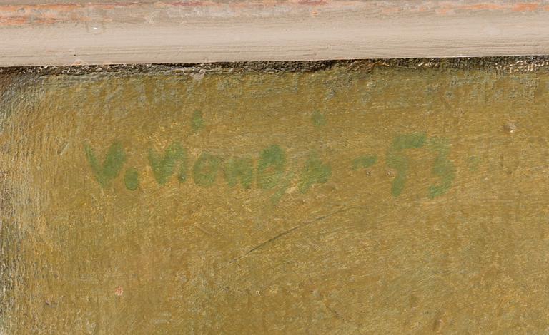 VEIKKO VIONOJA, "STUGINTERIÖR".