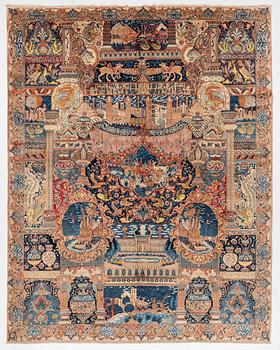 Rug, Kashmar Patina, approx. 385 x 305 cm.