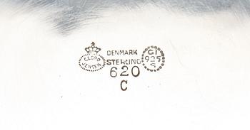 SKÅLFAT, sterlingsilver, Georg Jensen, efter 1945.