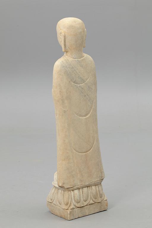 SKULPTUR, alabaster, Shangxi-provinsen, Kina, 1900-tal.