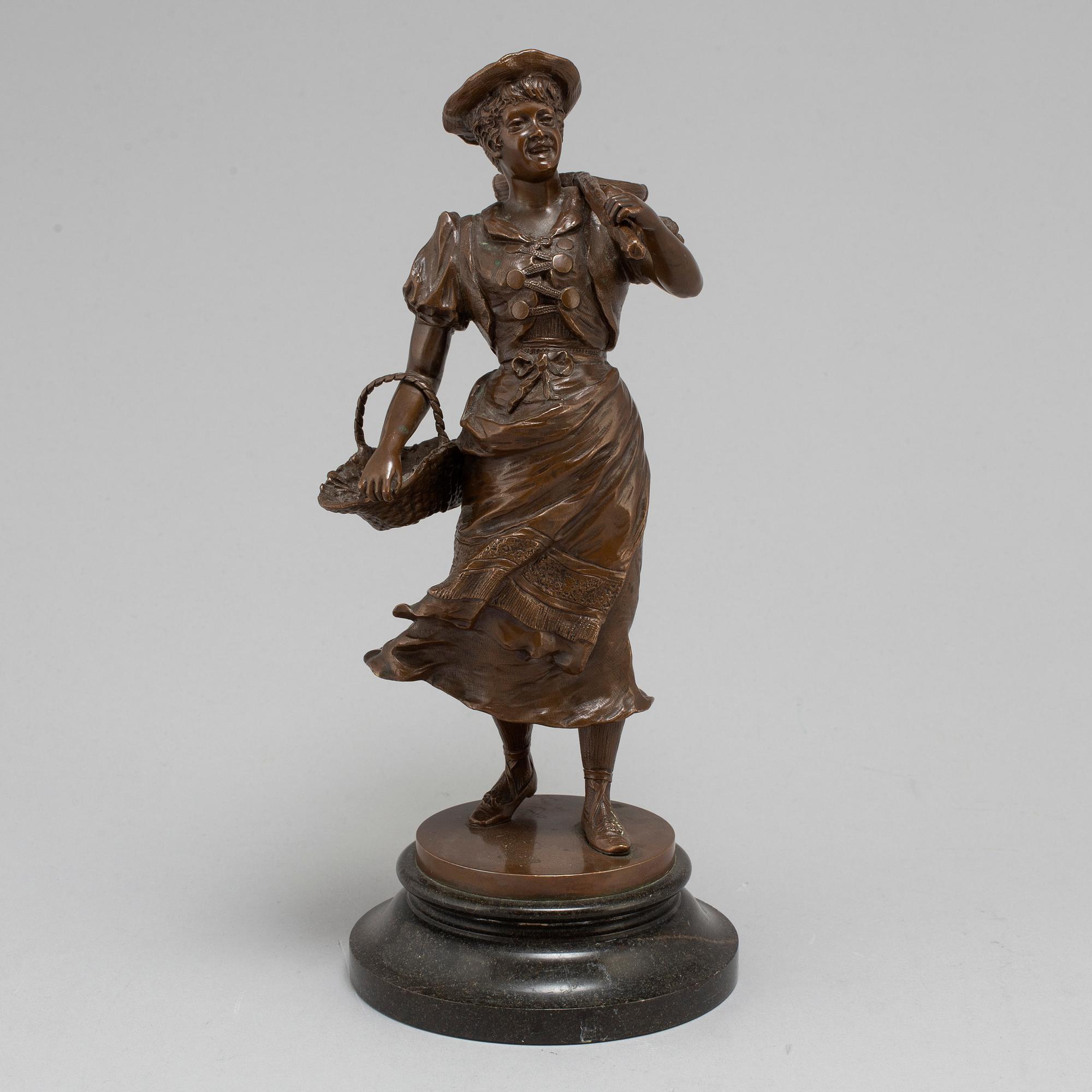 HELMUTH SCHIEVELKAMP, sculpture, bronze, signed and dated 92.