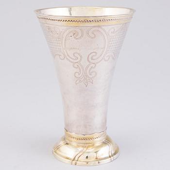 A BEAKER, silver, Stephan Westerstråle, Stockholm 1794.