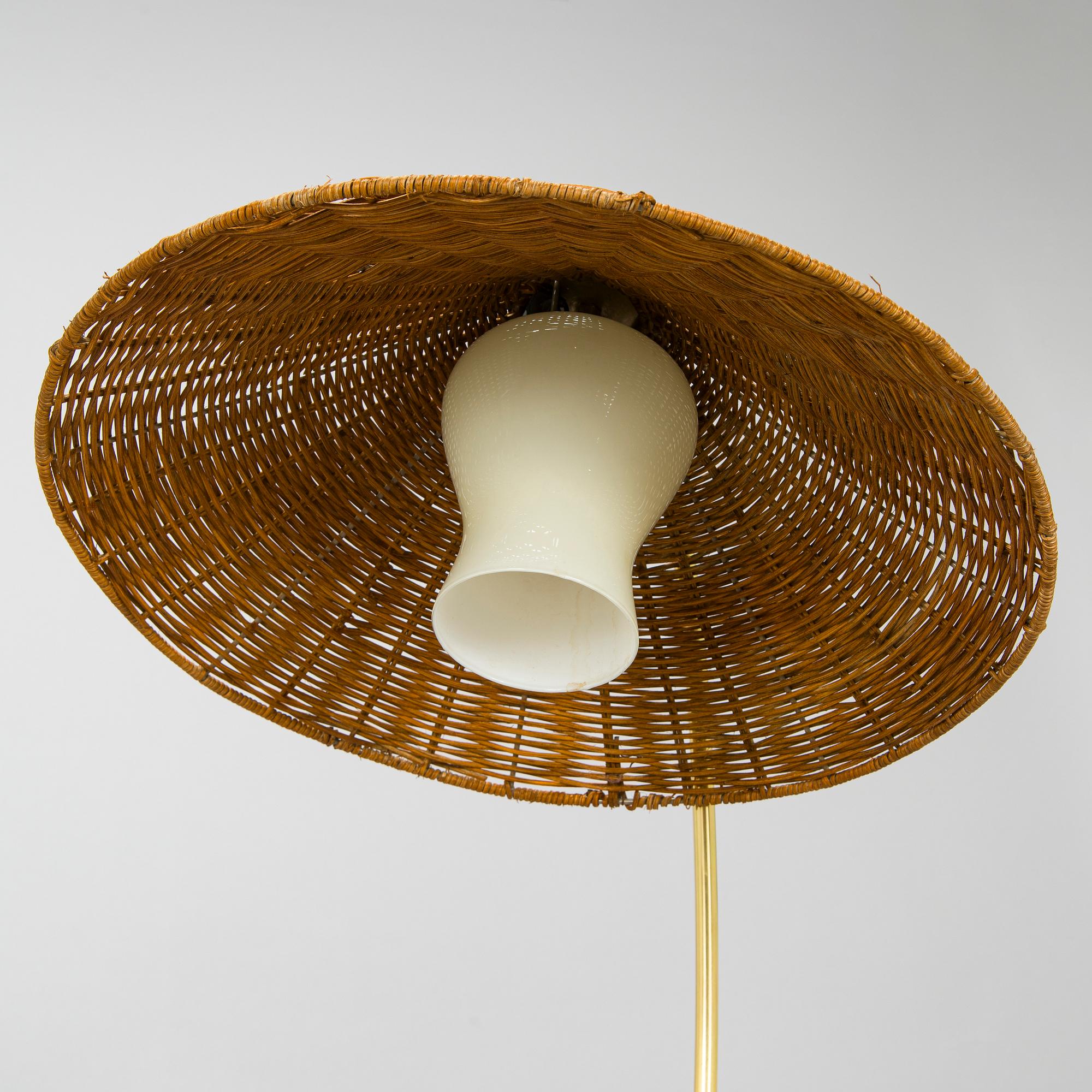 A pair of mid-20th century floor lamps.