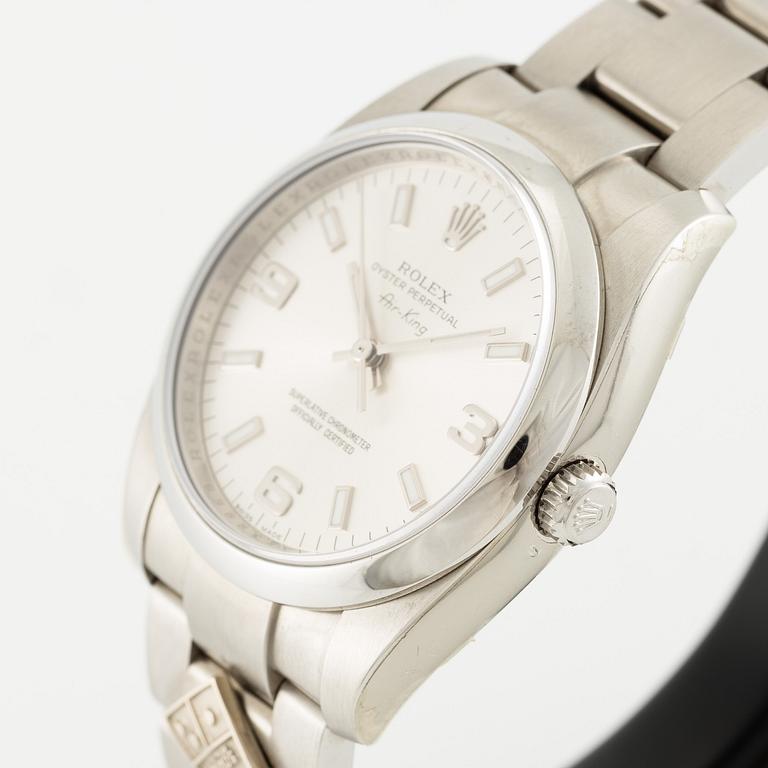 Rolex, Air-King, "Domino Pizza", wristwatch, 34 mm.