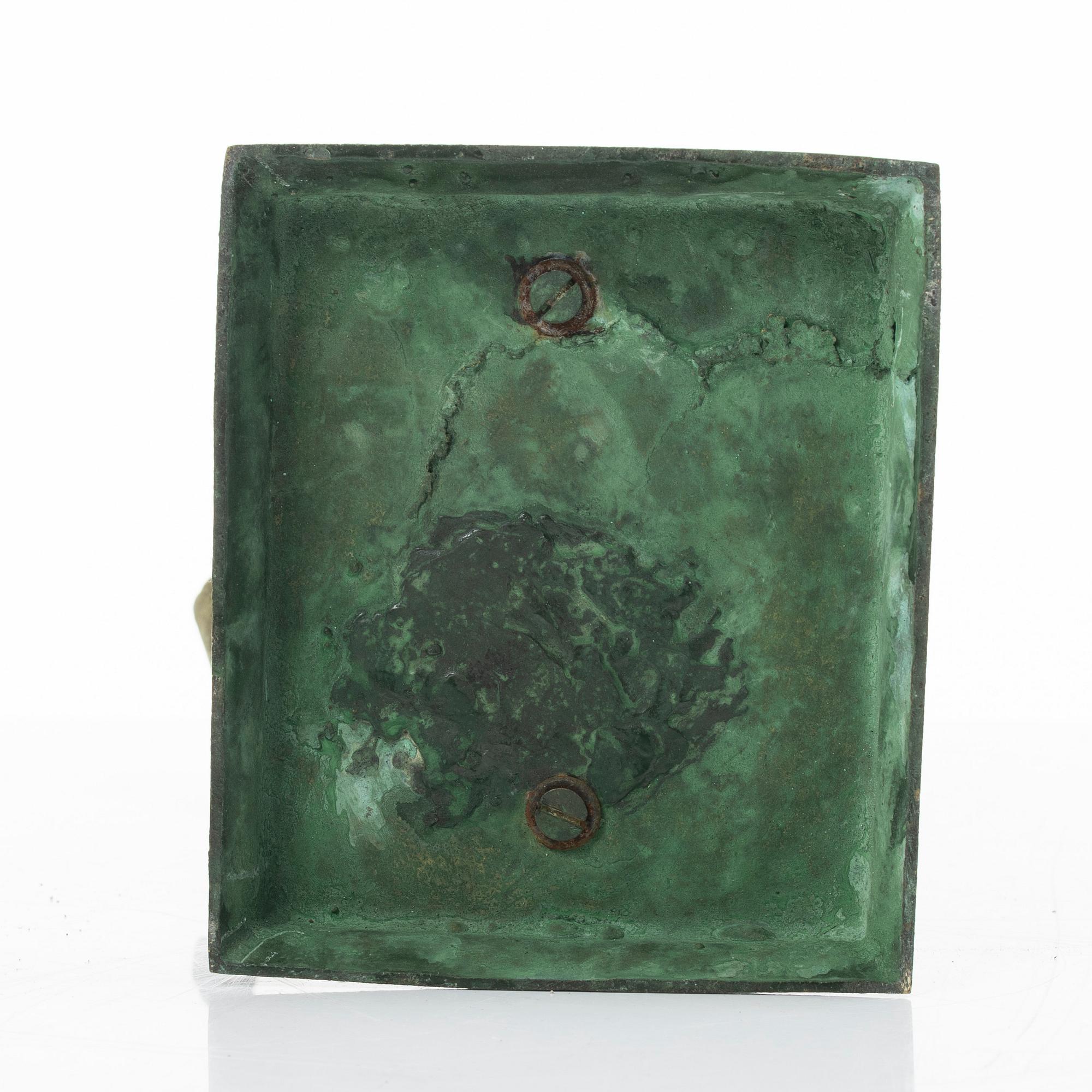 A bronze sculpture, after antique original, "The Dancing Faun", 19th/20-th century.