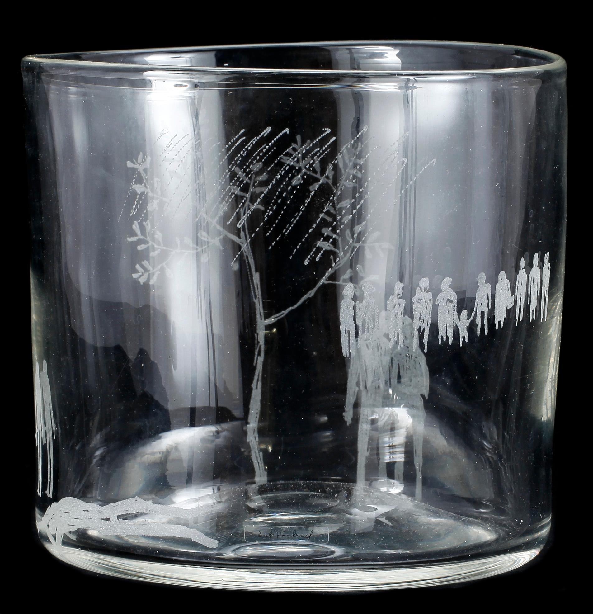 SKÅL, glas, Erik Höglund 1979.