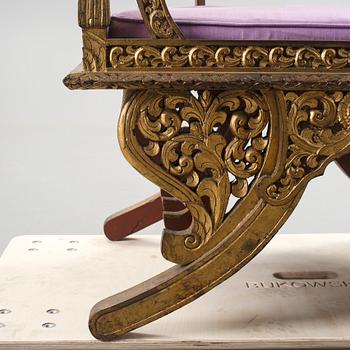 KARMSTOL, orientalisk, omkring år  1900.