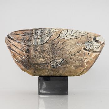 Henrik Allert, skulptur, stengods, signerad.