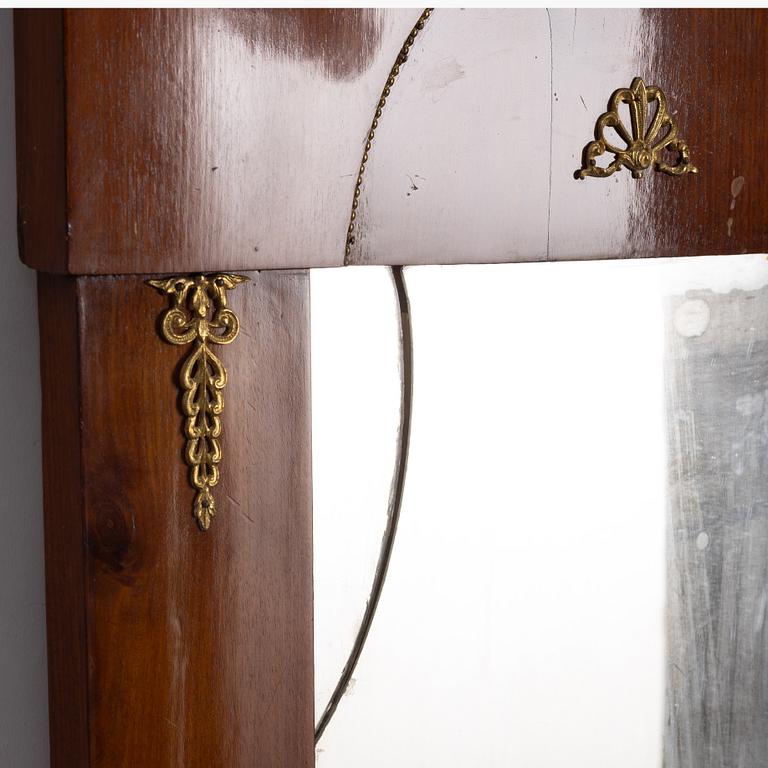 Mirrors, a pair, Empire style, circa 1900.