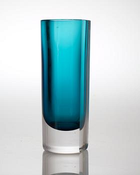 A Mona Morales Schildt "Ventana" glass vase, Kosta 1950's-60's.