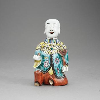 FIGURIN, porslin, Kina, 1700/1800-tal.