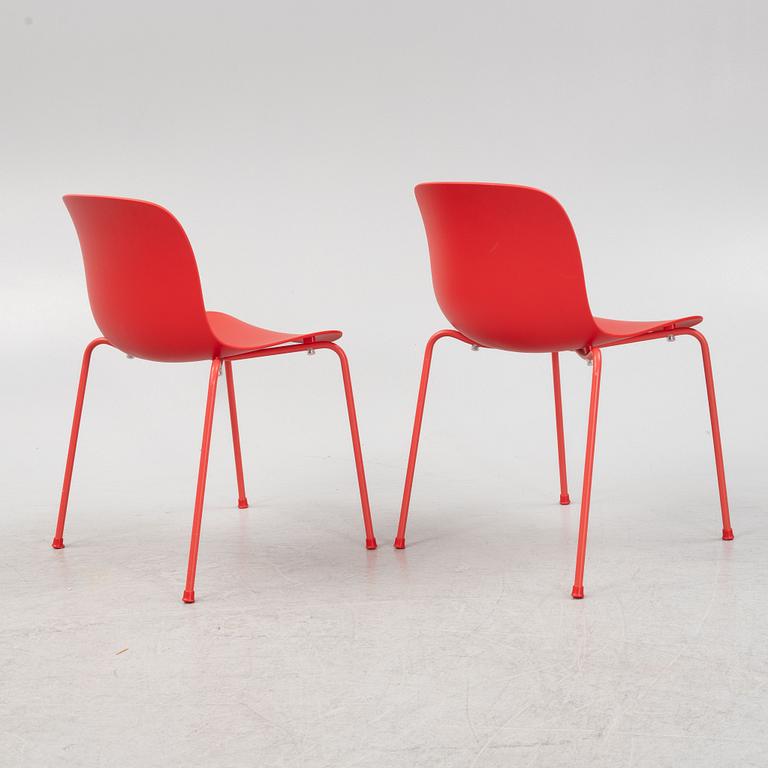Marcel Wanders, a set of five 'Troy' chairs, Magis, Italy.