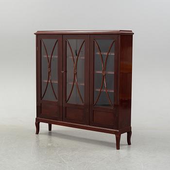 A mahogany display cabinet, 1920's.