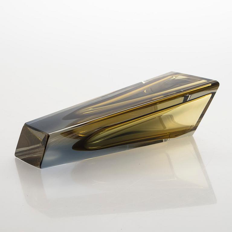 Kaj Franck, a 'Prisma' vase, signed K. Franck, Nuutajärvi Notsjö -63.