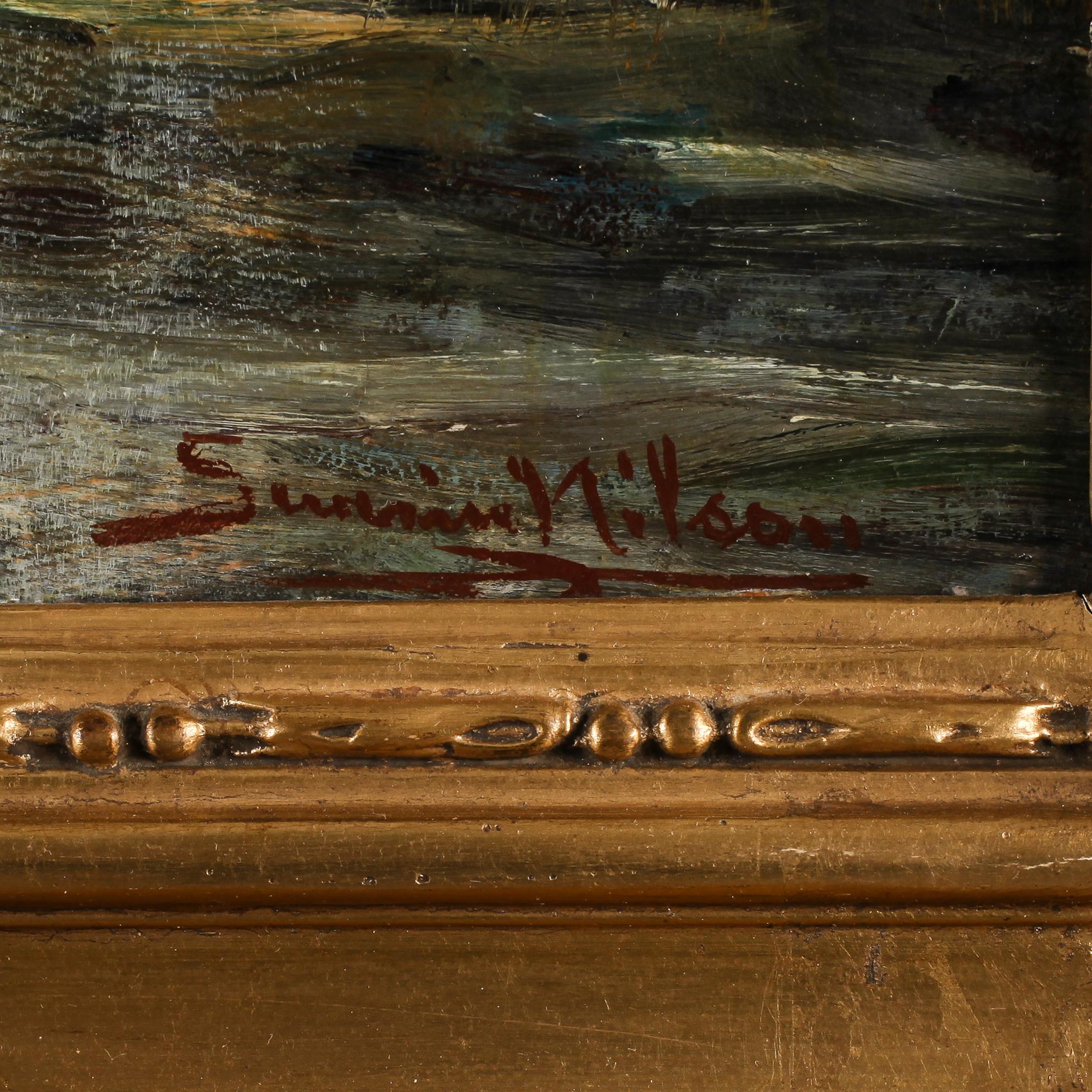 SEVERIN NILSON, olja på duk, signerad.