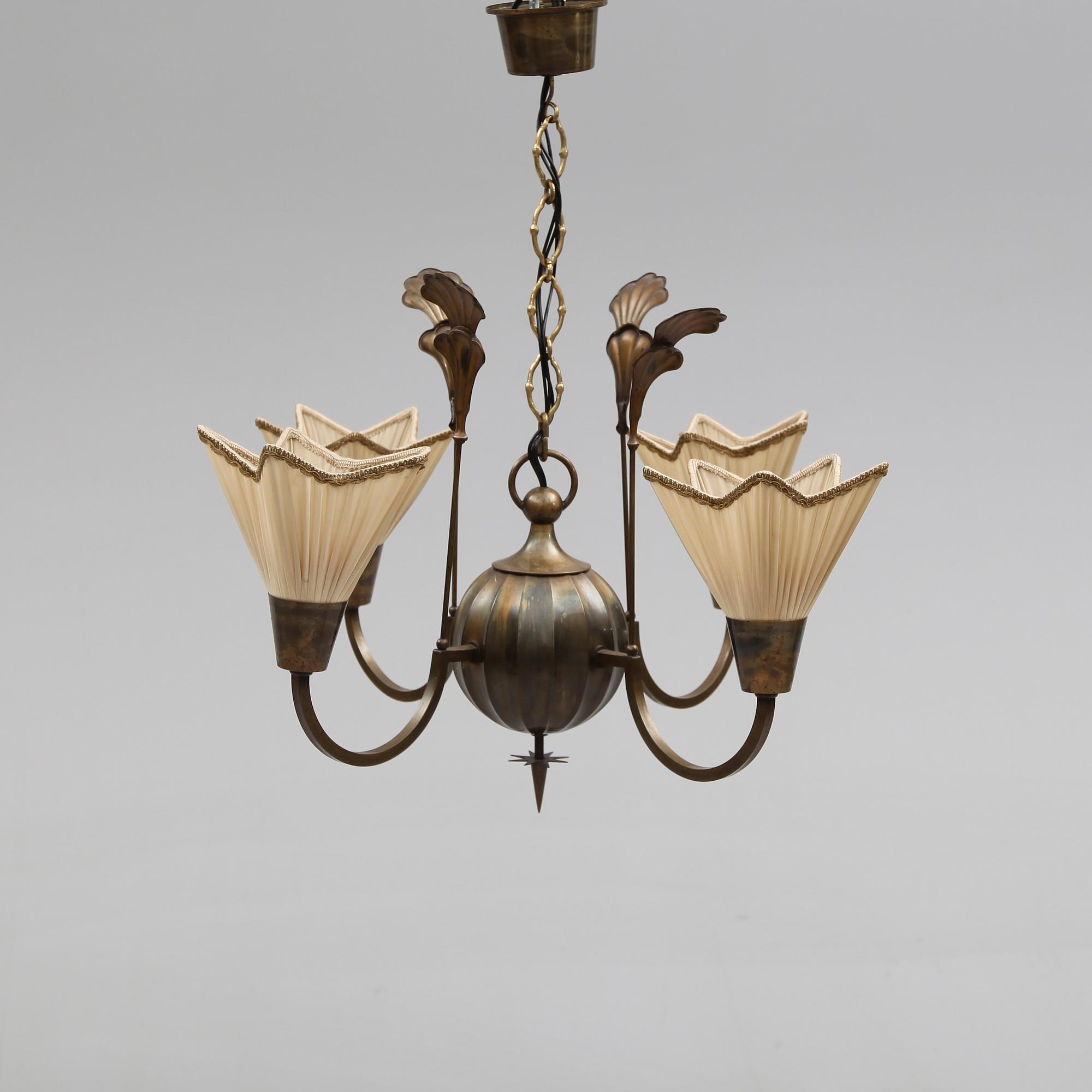 TAKKRONA, art déco, 1900-talets första hälft. Höjd ca 46 cm.