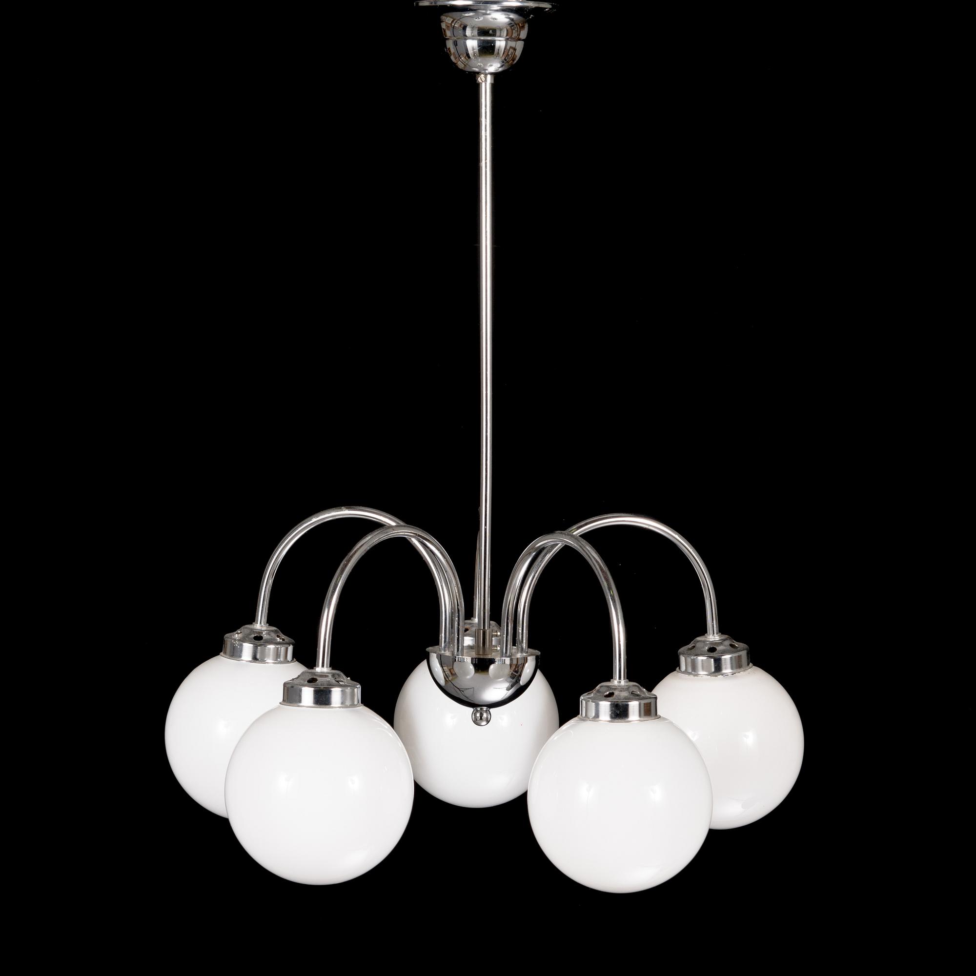A ceiling lamp model 2024/5, for AT-valaisin Finland, late 20th century.