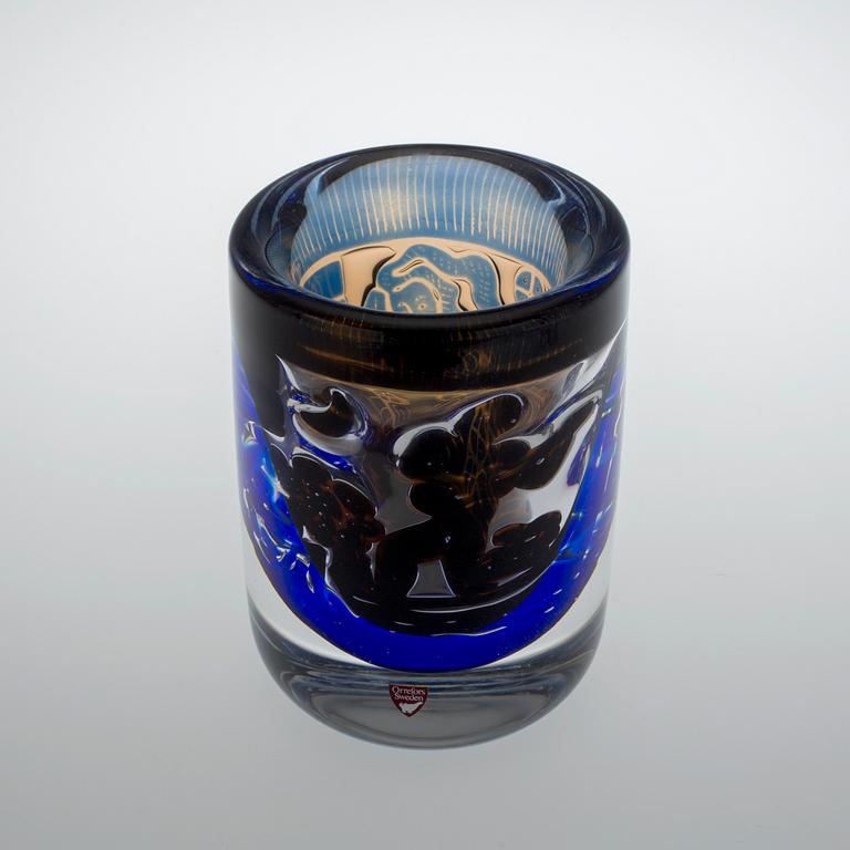 EDVIN ÖHRSTRÖM, Orrefors 1984. Vas, glas, Ariel.