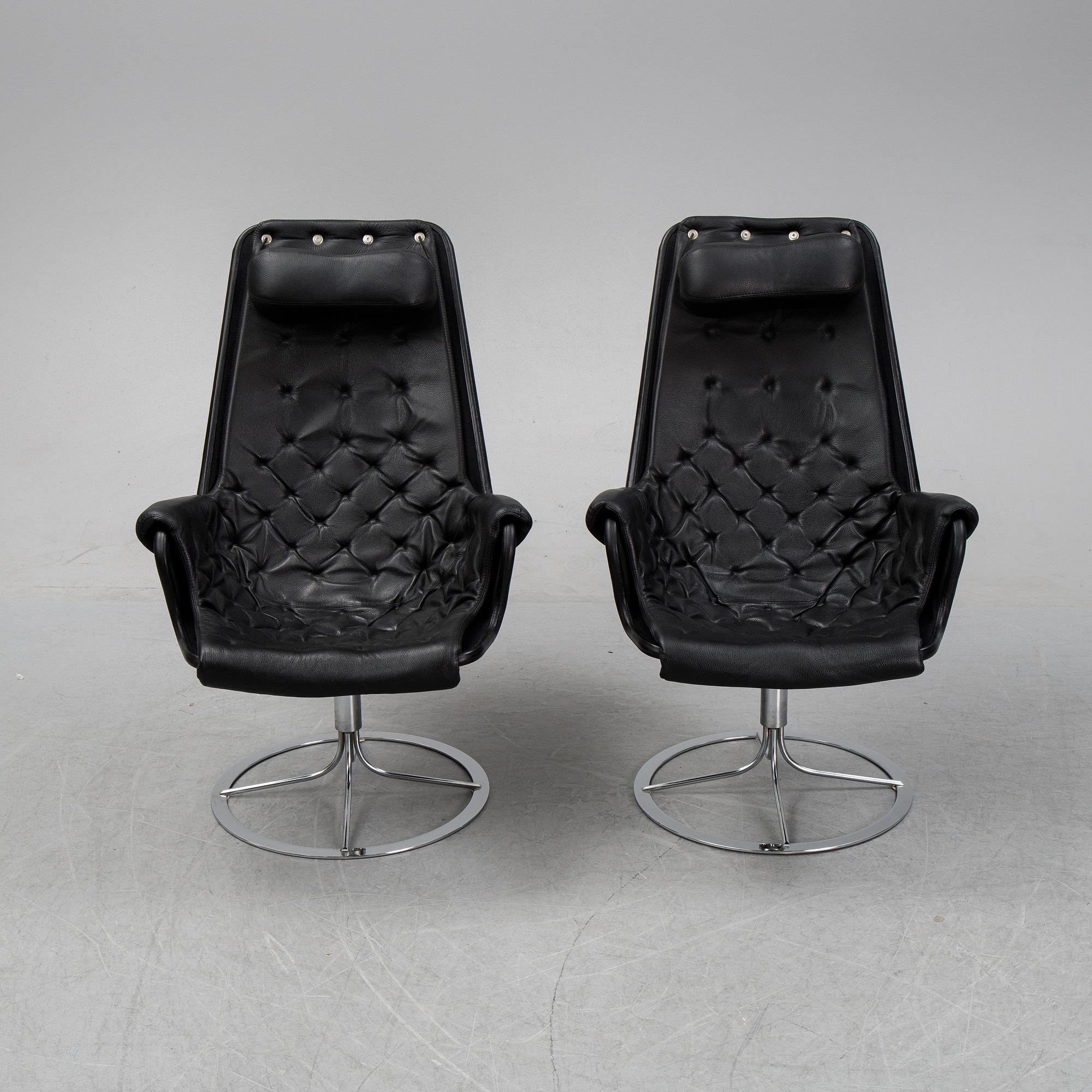Bruno Mathsson, a pair 'Jetson' armchairs for Dux.