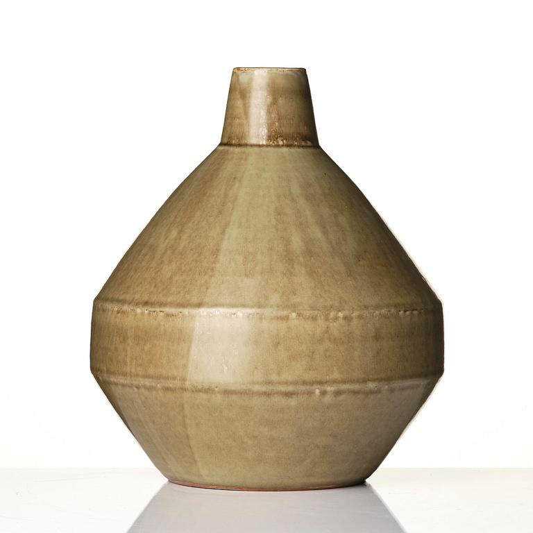 Carl-Harry Stålhane, a unique stoneware vase, Rörstrand, probably 1956.