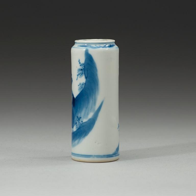 SNUSFLASKA, porslin. Qingdynastin 1800-tal.