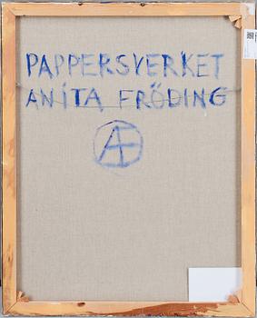 ANITA FRÖDING, olja på duk, signerad.