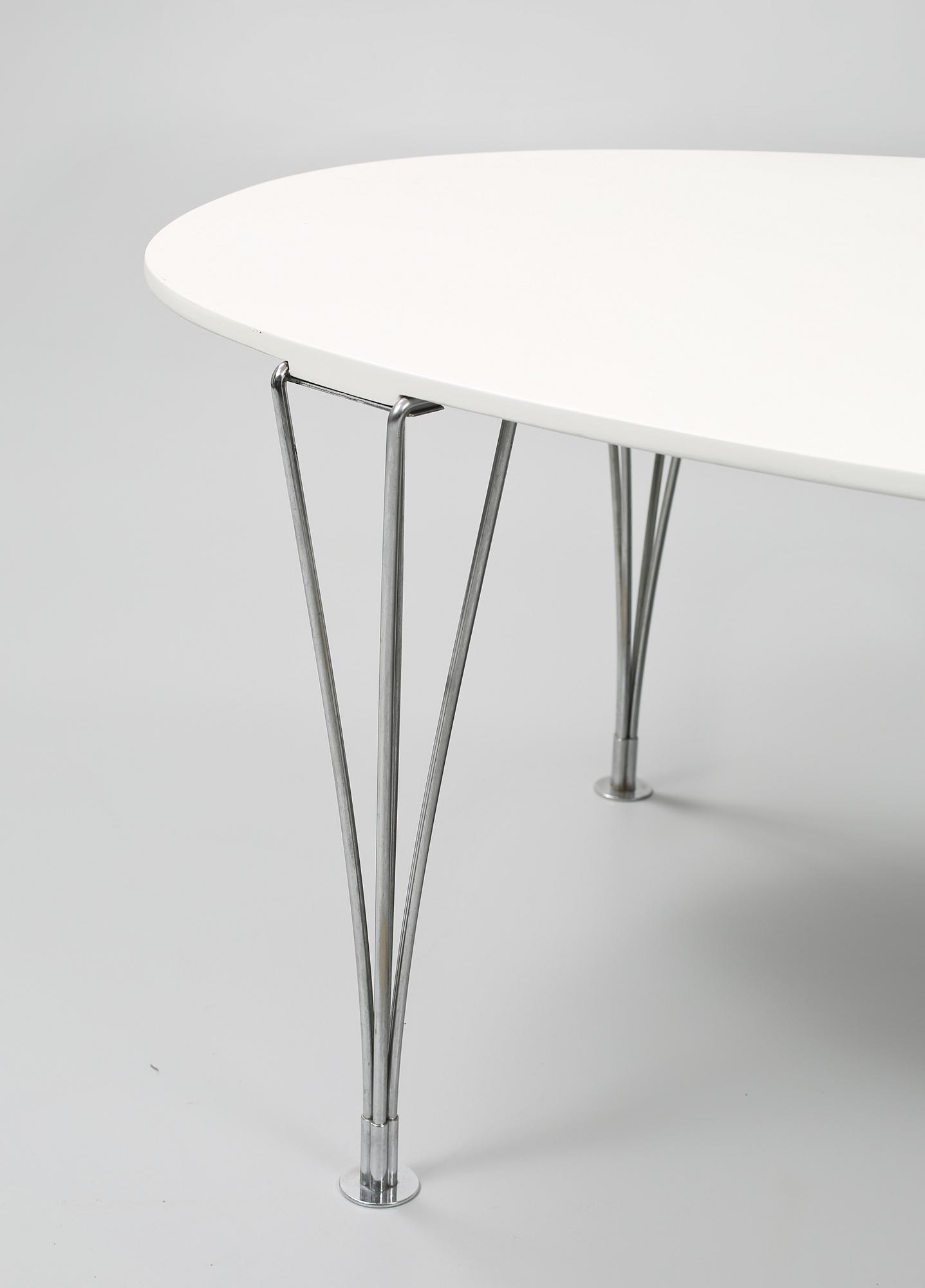 MATBORD/KONFERENSBORD, "Superellips", Bruno Mathsson och Piet Hein, formgiven 1964.